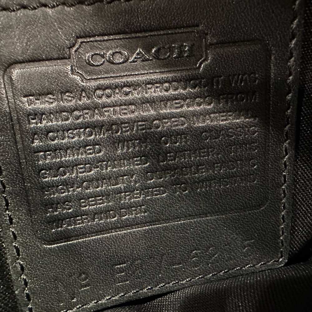 Coach Black Backpack - Picture 7 of 12